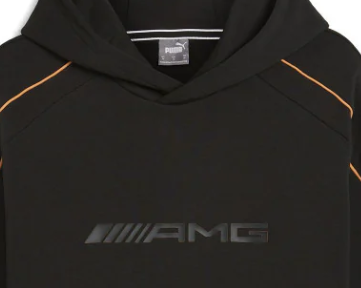 Mercedes mikina s kapucňou, Puma, cierna