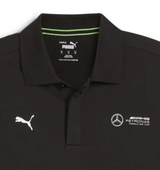 Mercedes Kragen-T-Shirt, Puma, Essential, schwarz