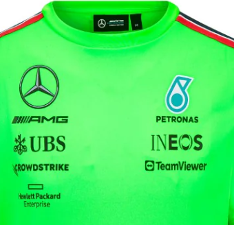 Mercedes T-shirt, set up, Green, 2023