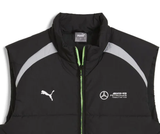 Mercedes Weste, Puma, gesteppt, schwarz