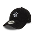 New York Yankees čiapka, zimná borg, New Era, 9FORTY, čierna