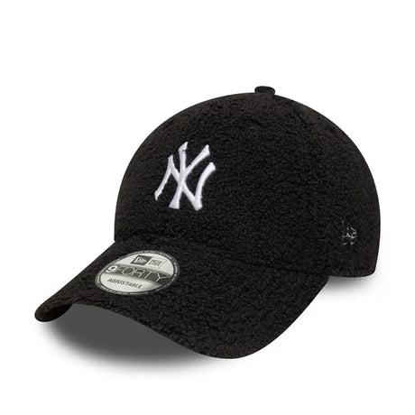 New York Yankees čiapka, zimná borg, New Era, 9FORTY, čierna