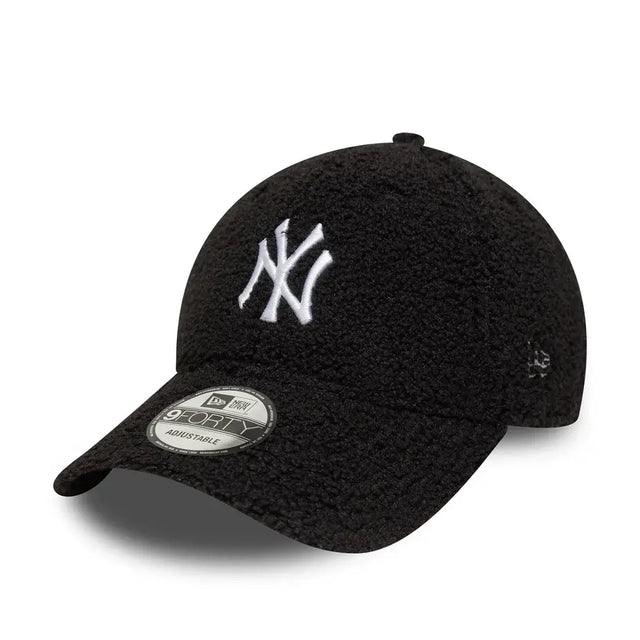 New York Yankees čiapka, zimná borg, New Era, 9FORTY, čierna