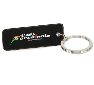 Kľúčenka Force India, FI Tím Logo Metal, čierna, 2015