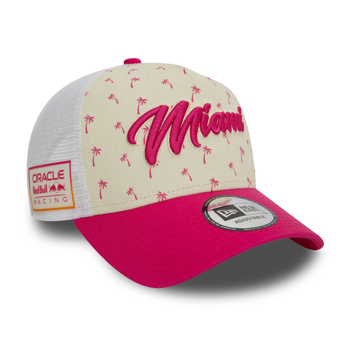 Kšiltovka Red Bull, NEW ERA, Miami, truceker cap, Adult, white, 2024