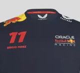 Red Bull Racing T-Shirt, Sergio Pérez, Blau, 2023