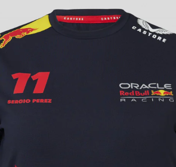 Red Bull Racing tričko, Sergio Pérez, Ženy, Modrá, 2023