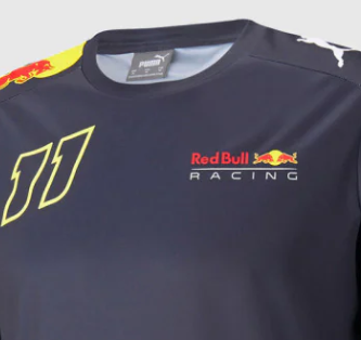 Red Bull T-Shirt, Sergio Pérez Driver CHECO, blau, 2022