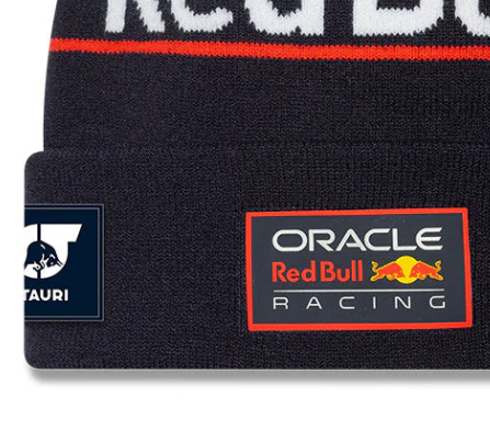 Red Bull Racing pletená čiapka, Max Verstappen, New Era, Modrá 🔥