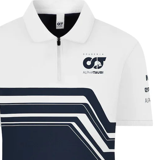 Scuderia Alpha Tauri, Damen, Team T-Shirt mit Kragen, Navy, 2022