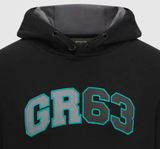 Mercedes-Sweatshirt mit Kapuze, George Russell, Schwarz