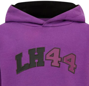 Mercedes Sweatshirt, Kapuze, Lewis Hamilton, Kinder, lila