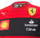 Puma Ferrari children's t-shirt, red, 2022