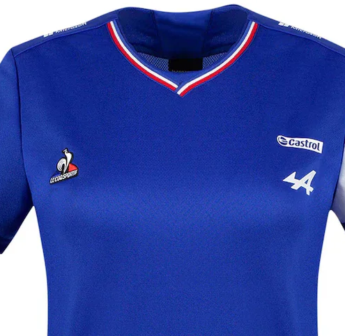 Dámske tričko Alpine, Tím Fernanda Alonsa 14, Modrá, 2021