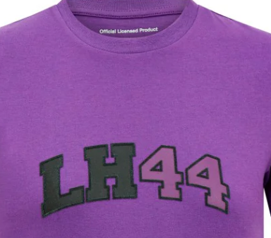 Mercedes T-Shirt, Lewis Hamilton, Kinder, lila