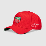 Tag Heuer X Ayrton Senna čiapka, steppovaná, červená