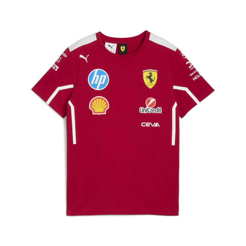 Scuderia Ferrari Tímové Detské Tričko s okrúhlym výstrihom 🔥