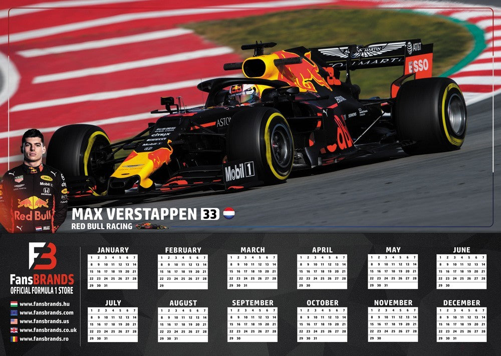 Kalendár pretekov Maxa Verstappena